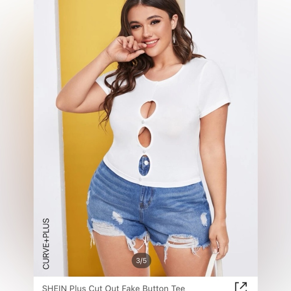 White crop top